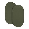 Sweet Jojo Designs Boy, Girl, Gender Neutral Baby Bassinet Fitted Sheets Set Woodland Camo Green 2pc - 2 of 4