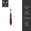 Viski Citrus Zester, Acacia Wood Handle, Lemon Zester Bar Tool, Stainless Steel Citrus Zester, Riveted Base, Set of 1 - 3 of 4