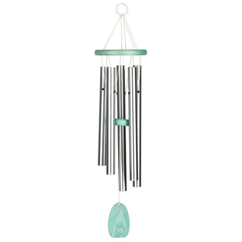 Woodstock Windchimes Beachcomber Chime Gracious Green, Wind Chimes For Outside, Wind Chimes For Garden, Patio, and Outdoor Décor, 24"L, 1 of 9