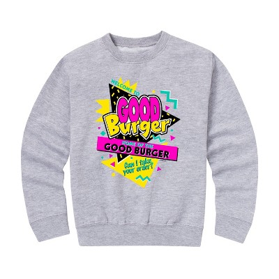 Boys' - Good Burger - Home of the Good Burger Graphic Long Sleeve Fleece Sweatshirt
