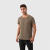 Anna-Kaci Active Men's Short Sleeve Performance T-Shirt with Breathable Mesh Fabric and Relaxed Athletic Fit - 2 of 4