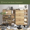 Bella Depot Shoe Cabinet with Open Shelves - 3 of 4