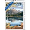 Trends International Lantern Press - Longs Peak & Bear Lake Fall Framed Wall Poster Prints - 3 of 4
