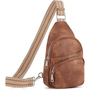 CLUCI Small Sling Bag for Women, Vegan Leather Fanny Pack Crossbody Bags for Women, Chest Bag With Guitar Strap - 1 of 3