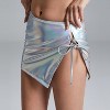 LECHERY® Women's Lustrous Side-Tie Mini Swim Cover-Up Skirt - 2 of 4