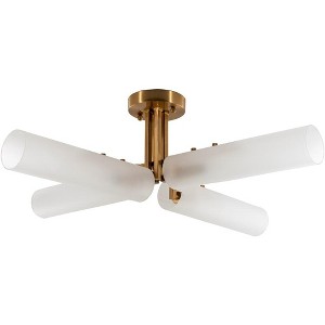 Mark & Day Boheimkirchen 10"H x 32"W x 32"D Modern Metallic - Brass Ceiling Lights - 1 of 4