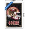Trends International NFL San Francisco 49ers - Neon Helmet 23 Framed Wall Poster Prints - 3 of 4