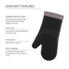 Town & Country Living Silicone Oven Mitt 2-Pack Set - 3 of 4