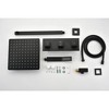 Matte Black Brass Shower Set with Ten Inch Rainfall Shower Head and Handheld Sprayer Luxury Bathroom Rain Mixer Combo Including Rough in Valve - 2 of 4