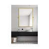 Elegant Lighting Rectangle pivot mirror 24x32 inch in gold - 2 of 4