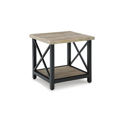 Signature Design by Ashley Bristenfort End Table, Brown/Black
