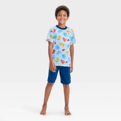 Boys' Pokémon 2pc Short Sleeve Pajama Set - Blue