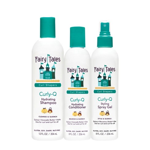 Fairy Tales Curl Q Hydrating Shampoo Conditioner Styling Spray Gel 28 Fl Oz Target