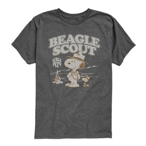Boys' - Peanuts - Scout Fire Short Sleeve Graphic T-Shirt - 1 of 4