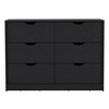 NicBex 6-Drawer Bedroom Dresser,Modern Dressers with Cut-Out Handles ,Chest of Drawers for Living Room,Dining Room,Hallway - 3 of 4
