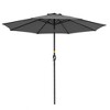 Sonkuki 9 FT Outdoor Patio Umbrella Market Table Umbrella With a Crank for Garden, Deck and Pool - 2 of 4