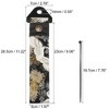 Unique Bargains 1 Set Car Tow Strap Ancient Japanese Element Belt Flying Crane Pattern Black - 2 of 4