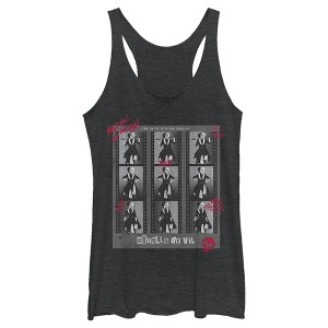 Women's Cruella Photo Negatives Racerback Tank Top - 1 of 4