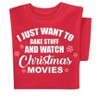 Collections Etc Bake And Watch Movies T-shirt - 4 of 4