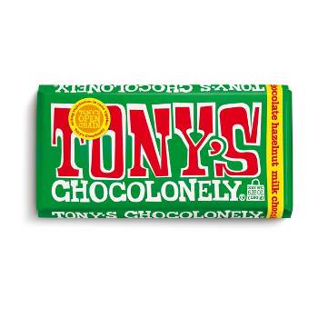 Tony's Chocolonely Hazelnut Bar - 6.35oz