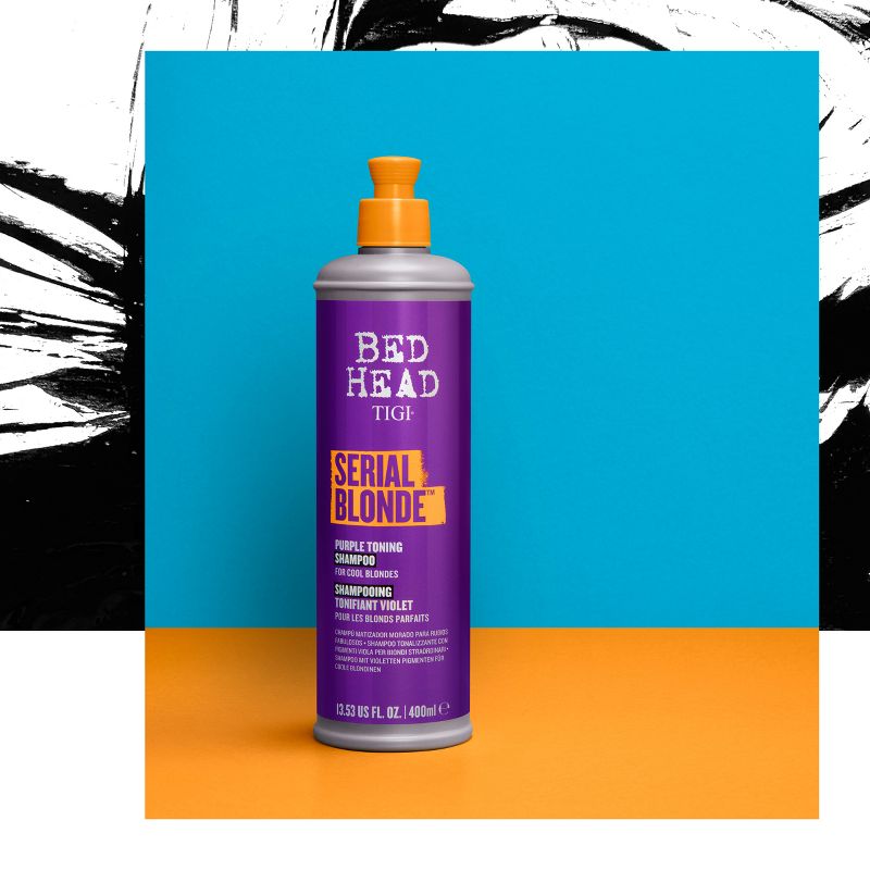 Bed Head by TIGI Serial Blonde Purple Shampoo for Cool Blonde Hair 13.53 fl oz (Pack of 2), 5 of 6