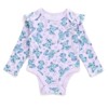Disney Baby Girls Ribbed Bodysuit, Jogger Pants and Headband 3 Piece Outfit Set Newborn to Infant - 4 of 4