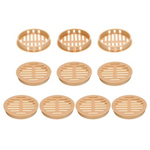 Unique Bargains Durable Impact-Resistant Scratch-Resistant Moisture-Resistant Air Vent Covers 10 Pcs - 1 of 4