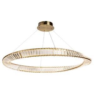Artcraft Lighting Stella 1 - Light Pendant in  Brushed Brass - 1 of 4