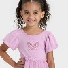 Toddler Girls' Short Sleeve Tulle Dress - Cat & Jack™ - 2 of 4