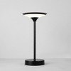 Globe Electric 12" Black 1.5W LED Integrated Outdoor (Includes LED Light Bulb) Table Lamp with Frosted Diffuser Novogratz x Globe: Iron Body - 4 of 4