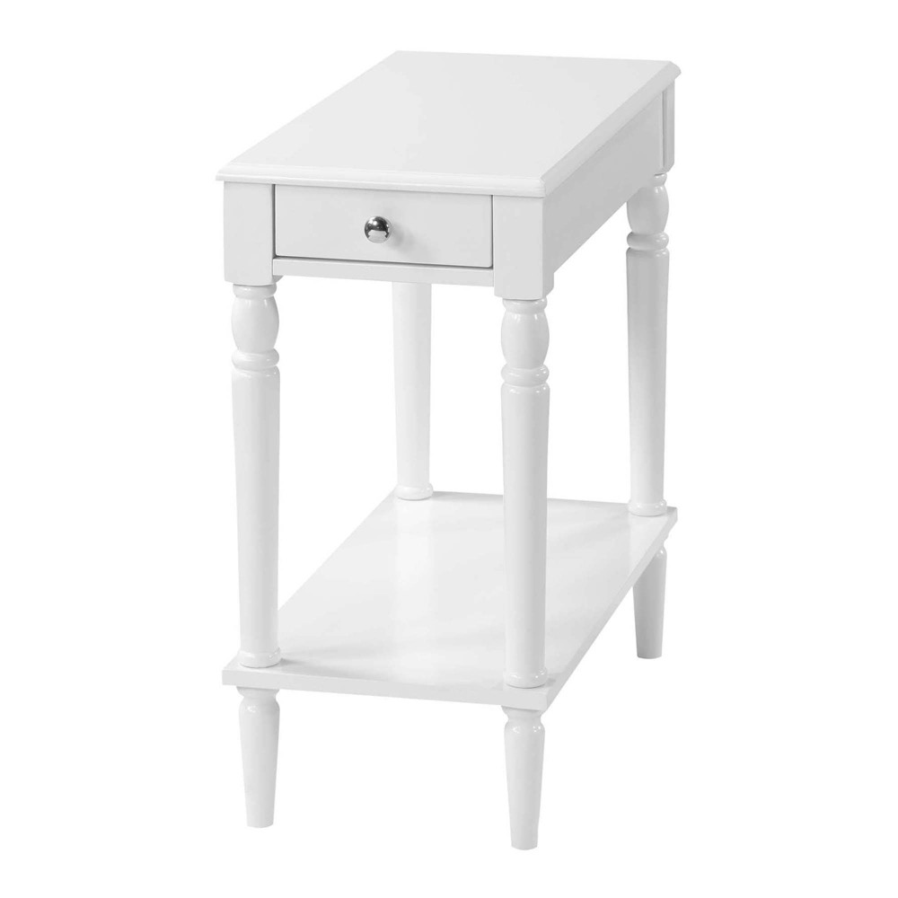 Photos - Coffee Table French Country No Tools Chairside Table White - Breighton Home