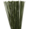 Juvale 300 Piece Floral Stem Wire for Bouquets, Flower Arrangements and Diy Crafts - Wrapped 22 Gauge 16 Inches, Green - 4 of 4
