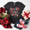 Simply Sage Market Women's Happy Holla Days Colorful Short Sleeve Graphic Tee - 3 of 4