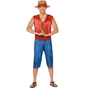 One Piece Monkey D. Luffy Adult Costume - 1 of 2