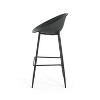 Christopher Knight Home 2pc Doris Outdoor Polypropelene Plastic Gable Barstool - 4 of 4