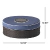 GDFStudio Boden Outdoor Wicker and Aluminum Ottoman with Ice Bucket - 3 of 4
