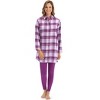 Collections Etc Lurex Plaid Flannel Tunic & Leggings 2-Piece Set - 3 of 4