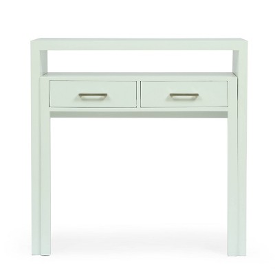 Thorsen Contemporary Mango Wood Secretary Desk with Storage White - Christopher Knight Home