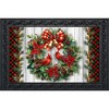 Briarwood Lane Winter Christmas Doormat 30x18 Indoor Outdoor Cardinal Wreath For Christmas Doormat - 2 of 4
