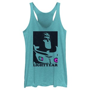 Women's Lightyear Buzz Poster Racerback Tank Top - 1 of 4