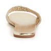 Women's Plus Size WIDE FIT Weave Flat Slide - gold | CITY CHIC - 3 of 4