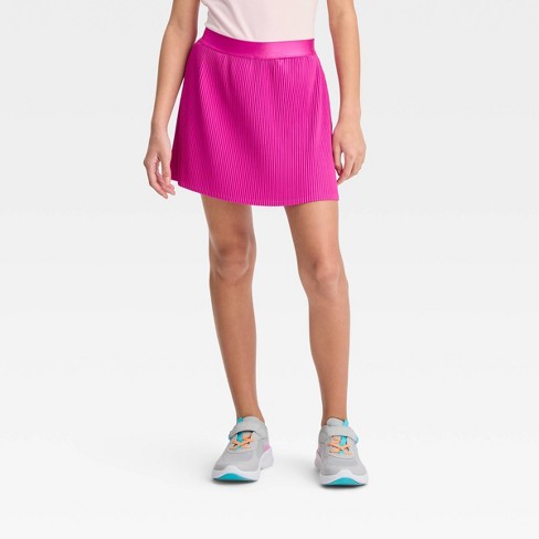 Pink pleated skirt outlet target