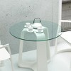 Anybear Round Tempered Glass Table Top, 0.24" Thick, Polished Edge - 4 of 4