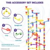 Marble Genius 5 Piece Physics Fun Marble Run Accessory Set, Ultimate Marble Track Race Set and Maze for Kids Ages 4+ - 3 of 4