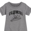 - Peanuts - California Graphic Short Sleeve Fleece Dress - 2 of 4