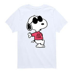 Boys' - Peanuts - Joe Cool Pattern Short Sleeve Graphic T-Shirt - 1 of 4