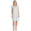 Casual Nights Women's Flowery Short Sleeve Nightgown - 3 of 4