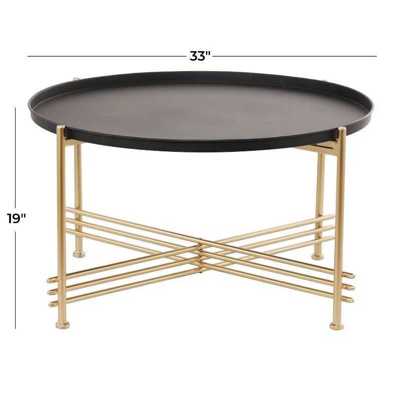Modern Metal Coffee Table Gold - Olivia &#38; May, 6 of 7