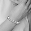 Black Bow Jewelry Men's 10mm Titanium High Polished Cuff Bracelet - 3 of 4