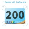 Unique Bargains Tearproof Sports Game Basketball Running Bib Competitor Numbers - 3 of 4